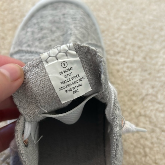 TOMMY BAHAMA No Tie Cozy Gray MEMORY FOAM Sneaker SHOES Womens Size 8 - Picture 10 of 10